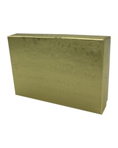 Gold Foil Jewelry Boxes, 3" x 2" x 1"