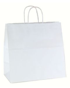 White Kraft Food Packaging, Medium shopping bags