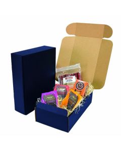 E-Commerce Boxes, Juta Blue, 7-1/4" x 13-3/8" x 3-1/2"