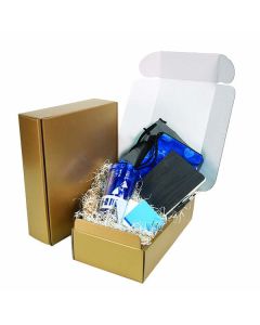 E-Commerce Boxes, Oro Matte Gold, 7-1/4" x 13-3/8" x 3-1/2"