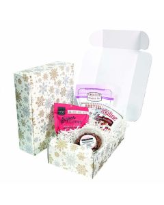 E-Commerce Boxes, Alpine Snowflake, 7-1/4" x 13-3/8" x 3-1/2"
