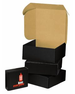 E-Commerce Boxes, Nero Matte Black, 5-3/4" x 6" x 3-1/4"