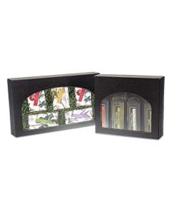 Seta Nero Window Boxes, 60ml Olive Oil Boxes w/insert