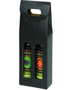 Seta Nero Olive Oil/Vinegar Bottle Carrier, 4-1/4" x 2-1/8" x 12"