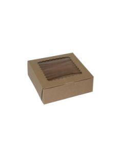 Window Cup Cake Boxes, 7" x 7" x 2"