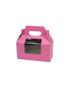 Window Cup Cake Boxes, 8" x 4" x 4"