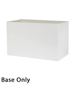 10" x 5" x 6", White Base, Hi Wall 2 Piece Gift Box