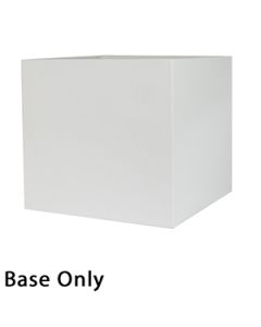 10" x 10" x 9", White Base, Hi Wall 2 Piece Gift Box