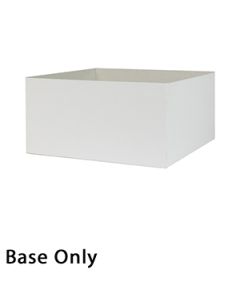 12" x 12" x 6", White Base, Hi Wall 2 Piece Gift Box