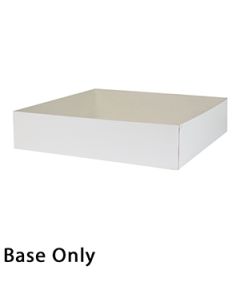 14" x 14" x 3", White Base, Hi Wall 2 Piece Gift Box