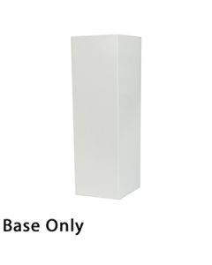 4" x 4" x 12", White Base, Hi Wall 2 Piece Gift Box