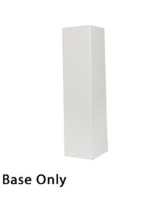4" x 4" x 15", White Base, Hi Wall 2 Piece Gift Box