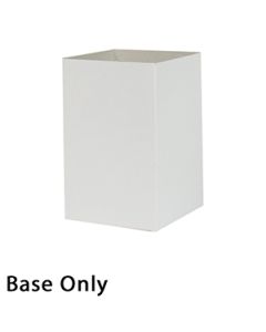4" x 4" x 6", White Base, Hi Wall 2 Piece Gift Box