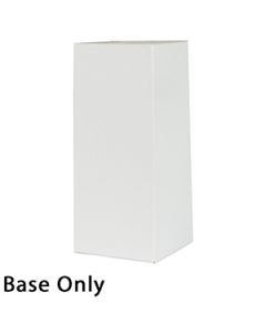 4" x 4" x 9", White Base, Hi Wall 2 Piece Gift Box