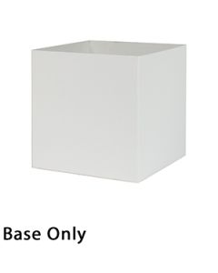6" x 6" x 6", White Base, Hi Wall 2 Piece Gift Box