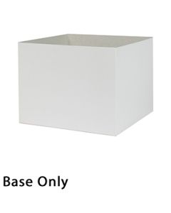8" x 8" x 6", White Base, Hi Wall 2 Piece Gift Box