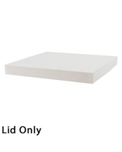 12" x 12", White Lid, Hi Wall 2 Piece Gift Box