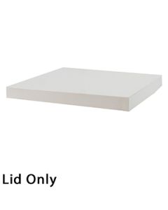 14" x 14", White Lid, Hi Wall 2 Piece Gift Box