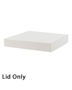 8" x 8", White Lid, Hi Wall 2 Piece Gift Box