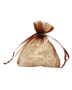 Flat Organza Bags, Copper, 3" x 4"