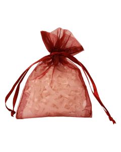 Flat Organza Bags, Burgundy, 3" x 4"