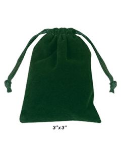 Velvet Bags, Hunter Green