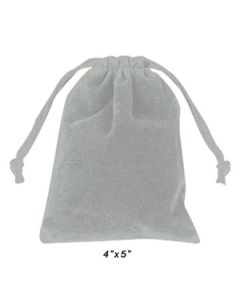 Velvet Bags, Grey