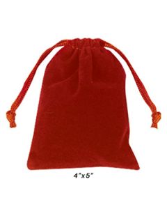 Velvet Bags, Red