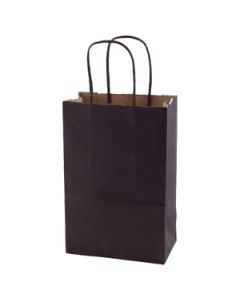 Black, Recycled Paper Shopping Bags