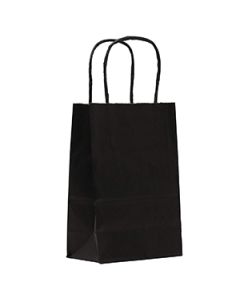 India Ink, Small Shadow Stripe Paper Shopping Bags, 5-1/2" x 3-1/4" x 8-3/8" (Gem)