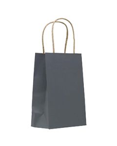 Charcoal, Recycled Paper Shopping Bags