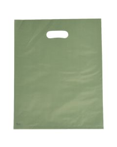 Sage, Frosted Merchandise Bags, 12" x 15"