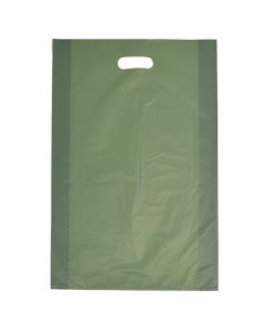 Sage, Frosted Merchandise Bags, 14" x 3" x 21"