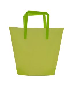 Lime, Medium Frosted Trapezoid Shaped Bags
