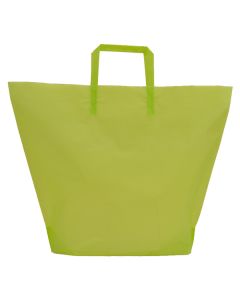Lime, Large Frosted Trapezoid Shaped Bags