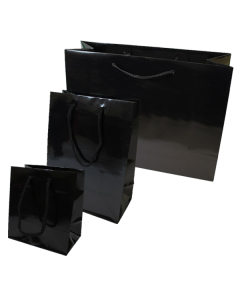Black, Gloss Laminated EuroTotes