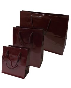 Burgundy, Gloss Laminated EuroTotes