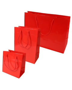Red, Gloss Laminated EuroTotes