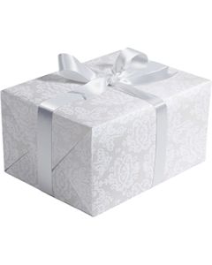 Wedding Gift Wrap, Pearl Damask 