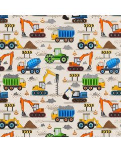 Construction Site, Kids Gift Wrap