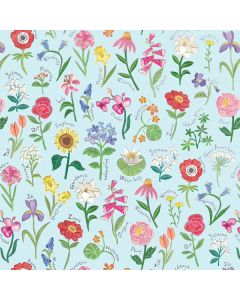 Garden Botanicals, 30" x 833', Floral Gift Wrap