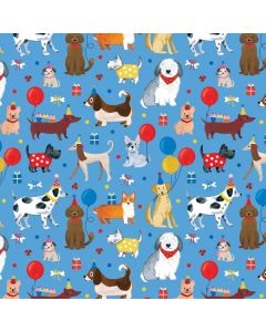 Party Dogs, Animal Gift Wrap
