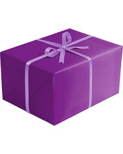 Matte Solid Gift Wrap, Purple, 30" x 417'