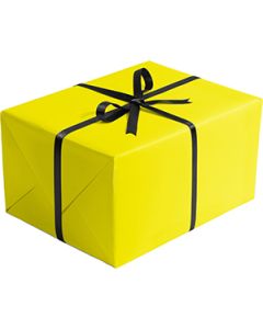 Matte Solid Gift Wrap, Yellow, 30" x 417'