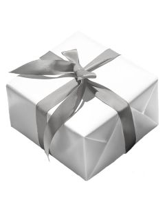 White Matte, Solids & Metallics Gift Wrap, 24" x 208'