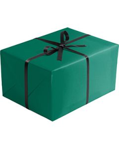 Matte Solid Gift Wrap, Hunter, 30" x 416'