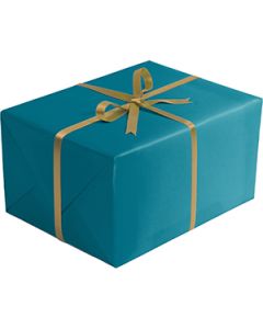 Matte Solid Gift Wrap, Turquoise, 30" x 417'