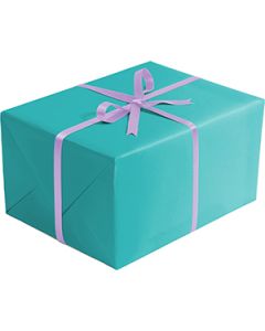 Matte Solid Gift Wrap, Robin's Egg Blue