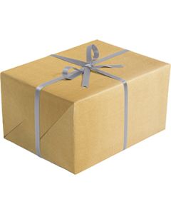 Double Sided Gift Wrap, Gold & Silver Kraft, 30" x 833'