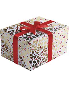 Elegant Holly, Quarter Ream, JR Holiday and Christmas Gift Wrap